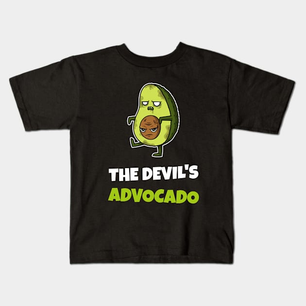 Halloween Cute Avocado Zombie Kids T-Shirt by SpookyHalloween